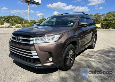 2017 Toyota Highlander Xle from USA, damaged, VIN 5TDJZRFH4HS367780